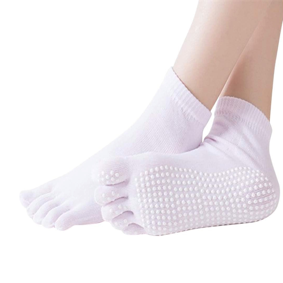 Solid Color Toe Socks (Adult Medium) light Pink