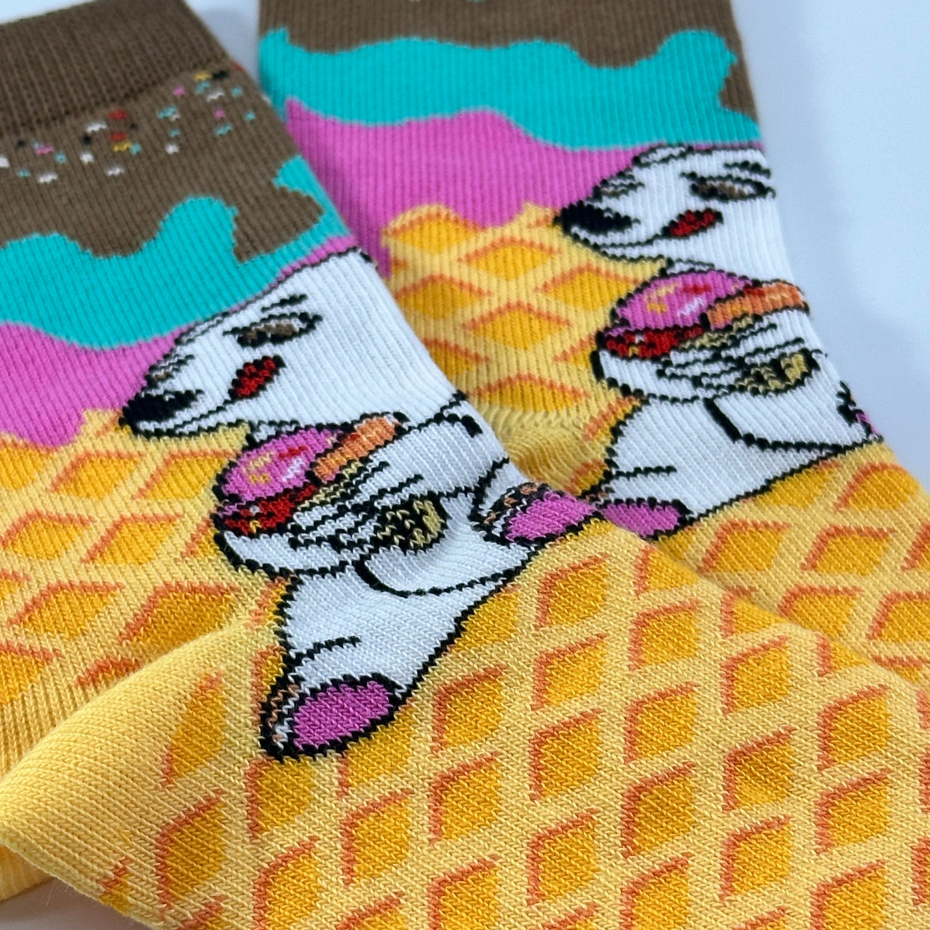 Polar Bear Having Ice Cream Socks from the Sock Panda (Ages 3-7)