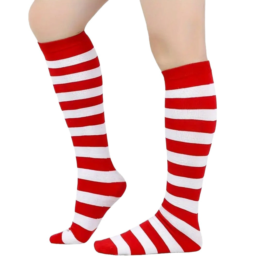 Striped Patterned Tube Socks (Knee High)