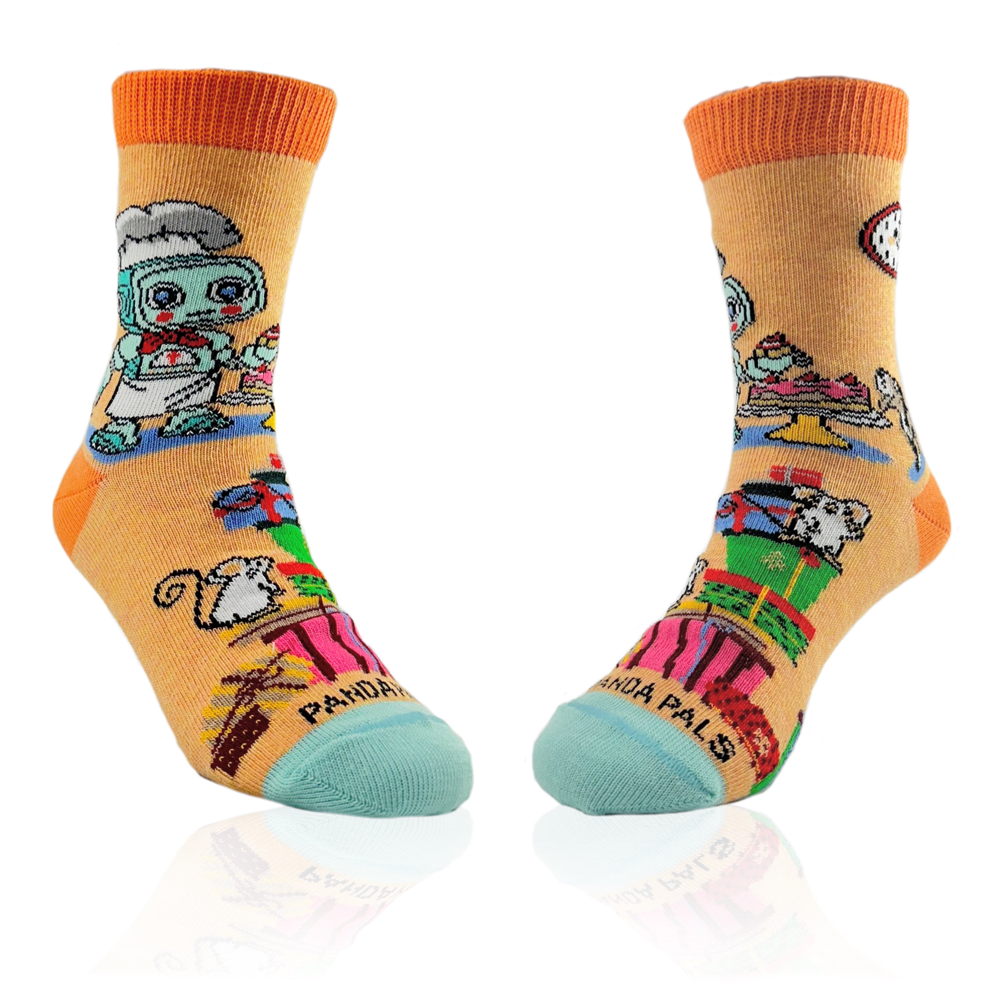 Robot Chef Socks from the Sock Panda (Ages 3-7)