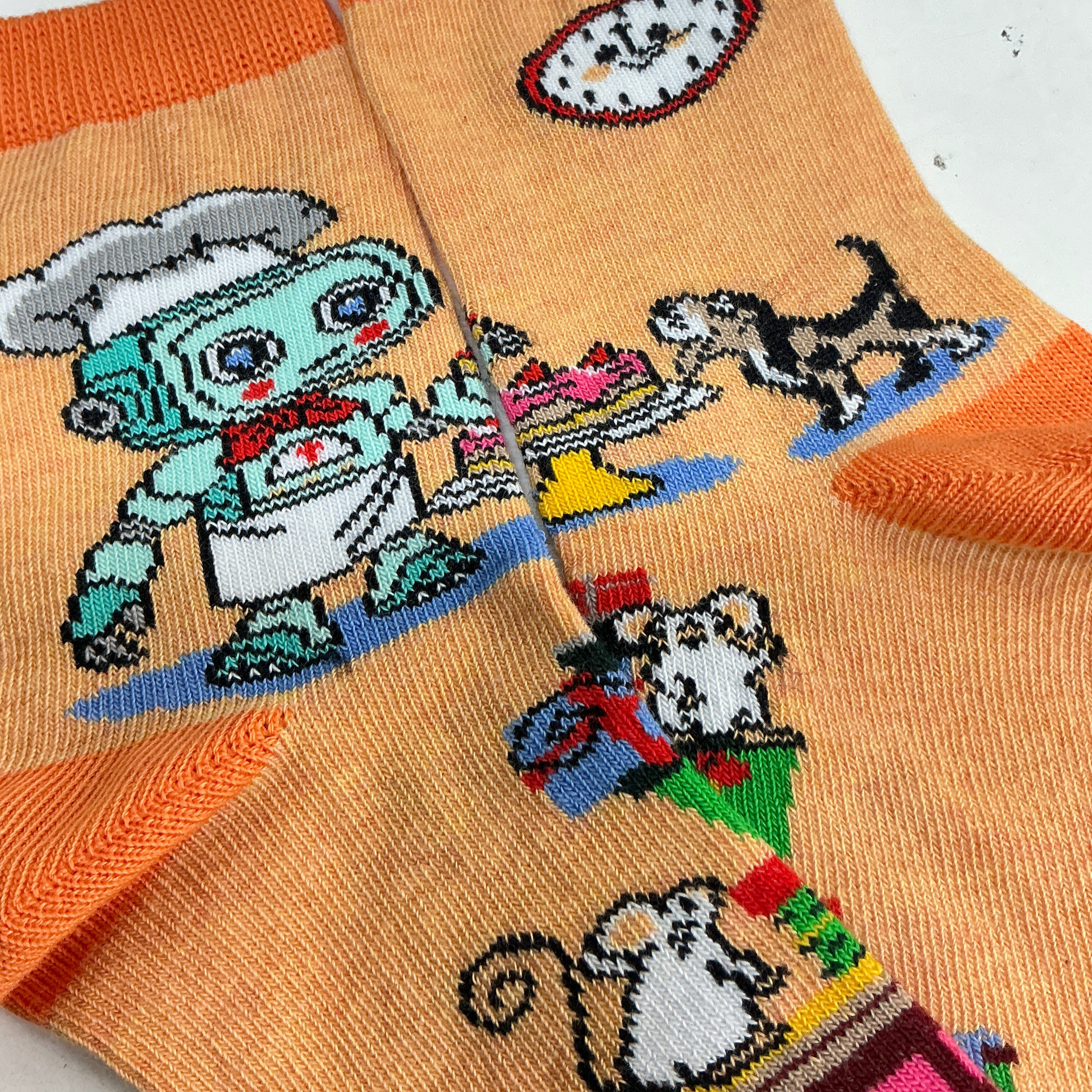 Robot Chef Socks from the Sock Panda (Ages 3-7)