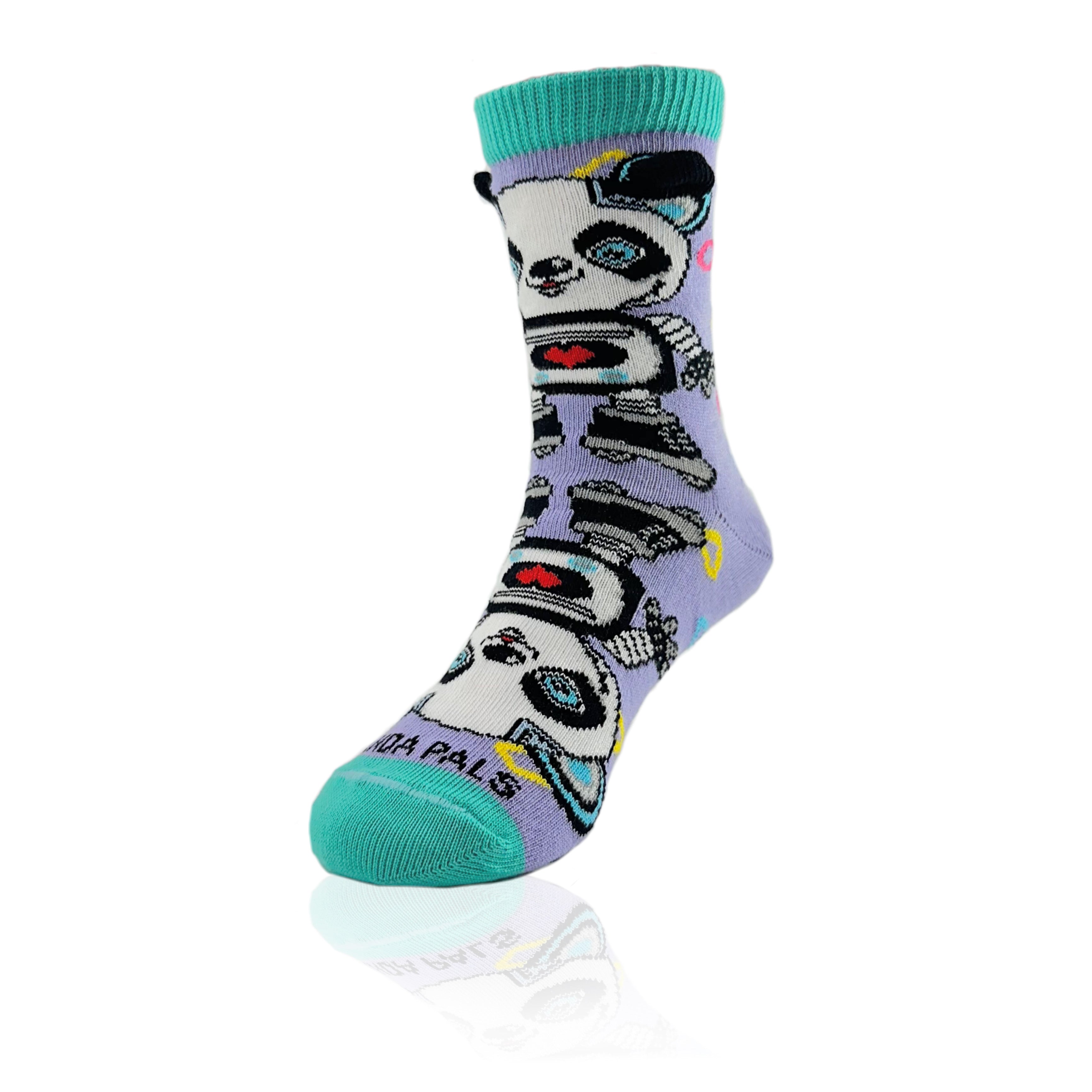 Robot Panda Socks from the Sock Panda (Ages 3-7) (Copy)