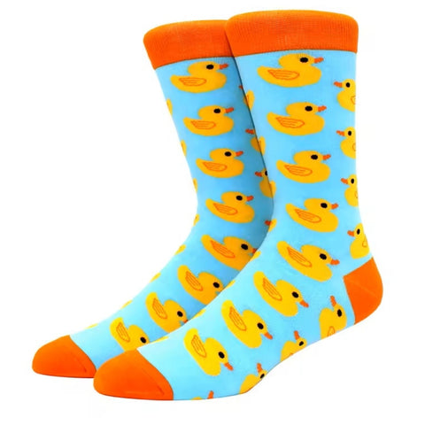 Duck Pattern Socks from the Sock Panda (Adult Large - Men's Shoe Sizes 8-12)