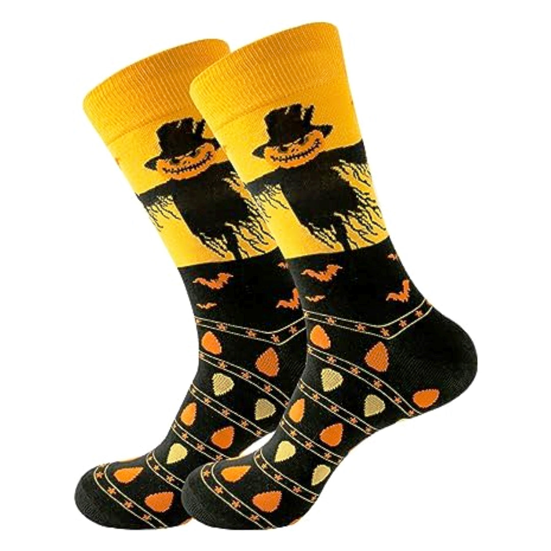 Scarecrow Socks from the Sock Panda (Adult Large - Men's Shoe Sizes 8-12)