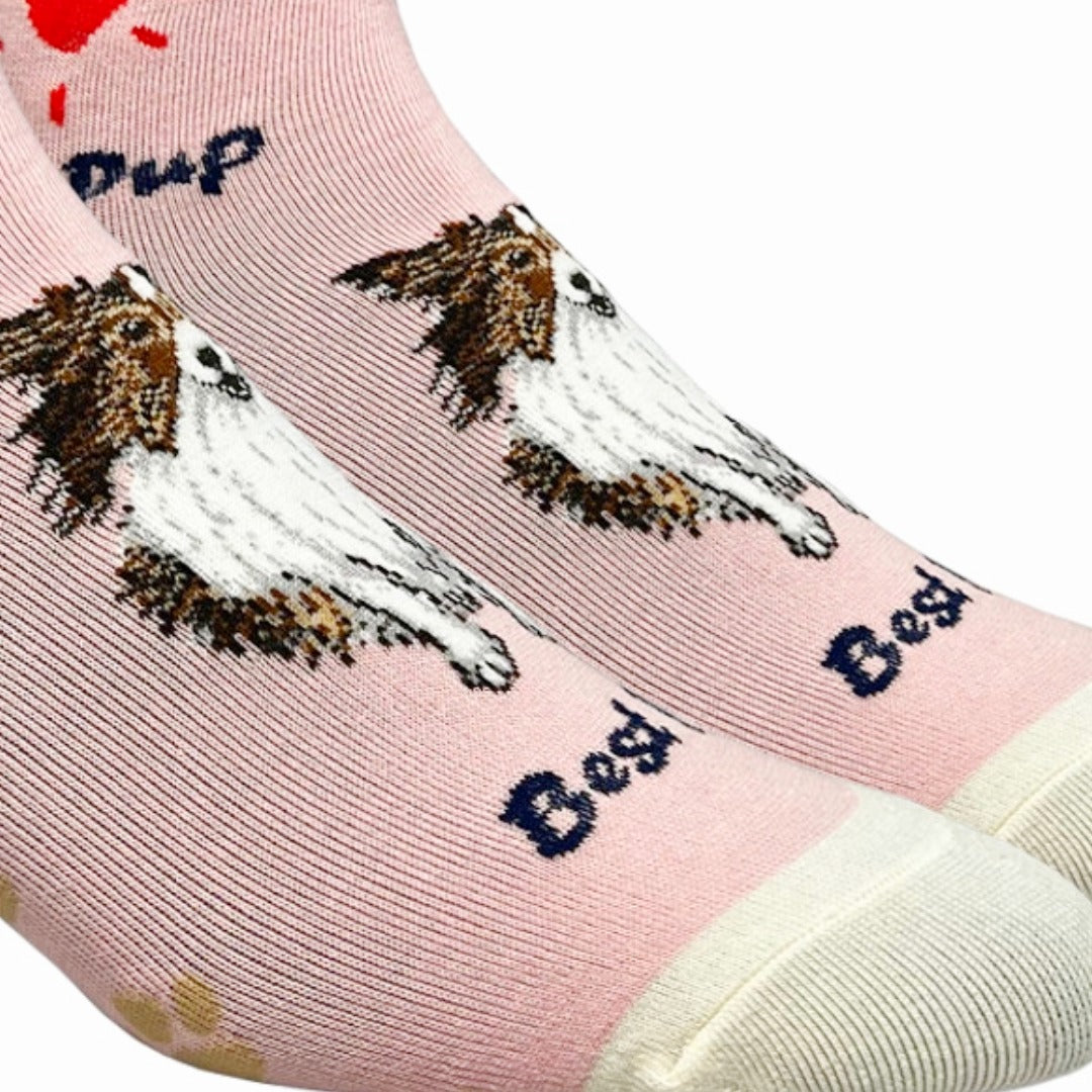 Sheltie Dog Socks (Adult Medium - Women's Shoe Sizes 5-10)