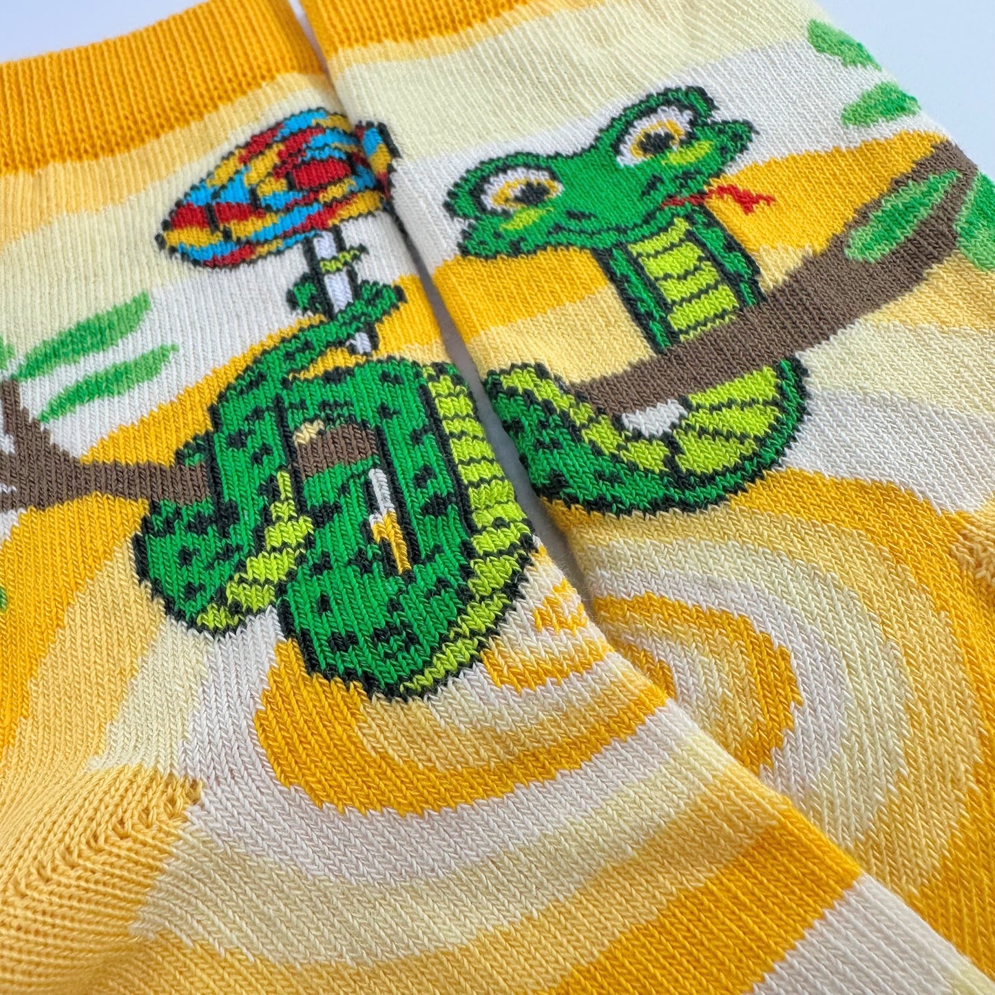 Tree Snake Swirl Socks from the Sock Panda (Ages 3-7)