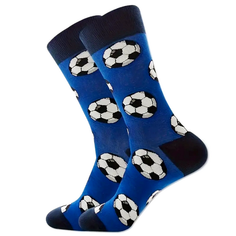 Soccer Ball Socks from the Sock Panda (Adult Large - Men's Shoe Sizes 8-12)