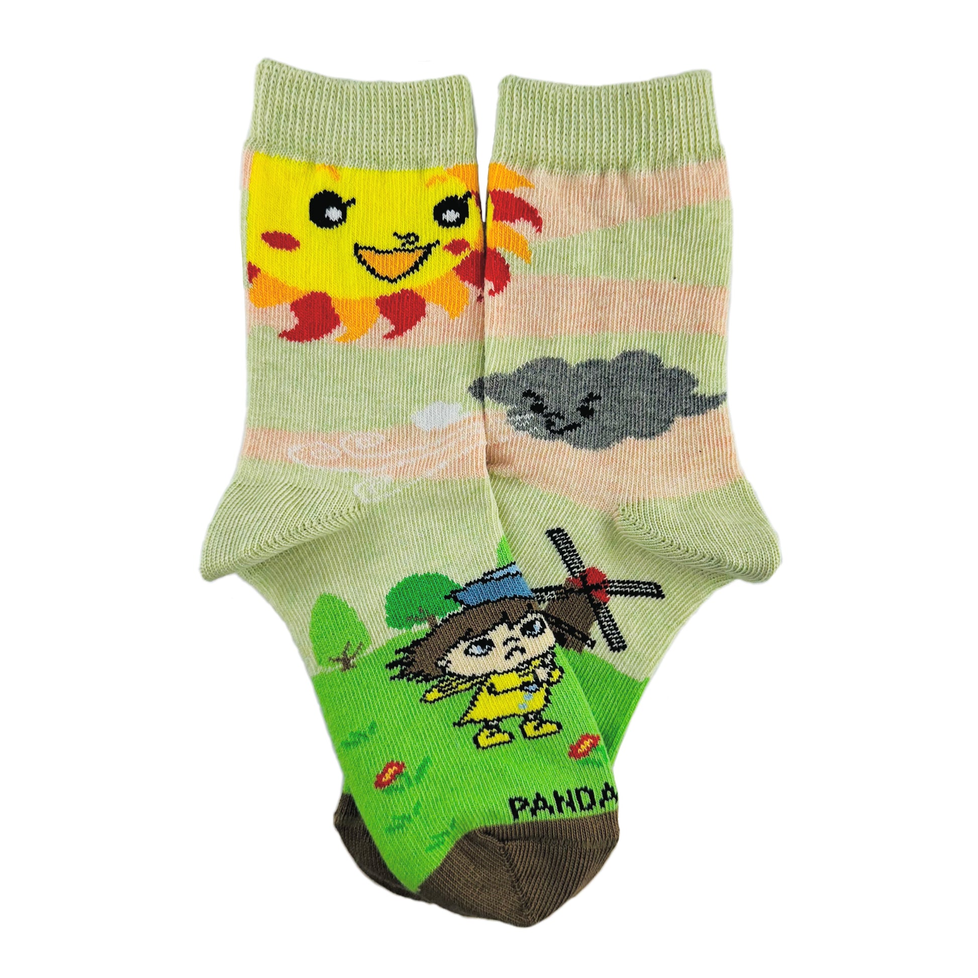 Sun vs. Wind Socks from the Sock Panda (Age 3-7)