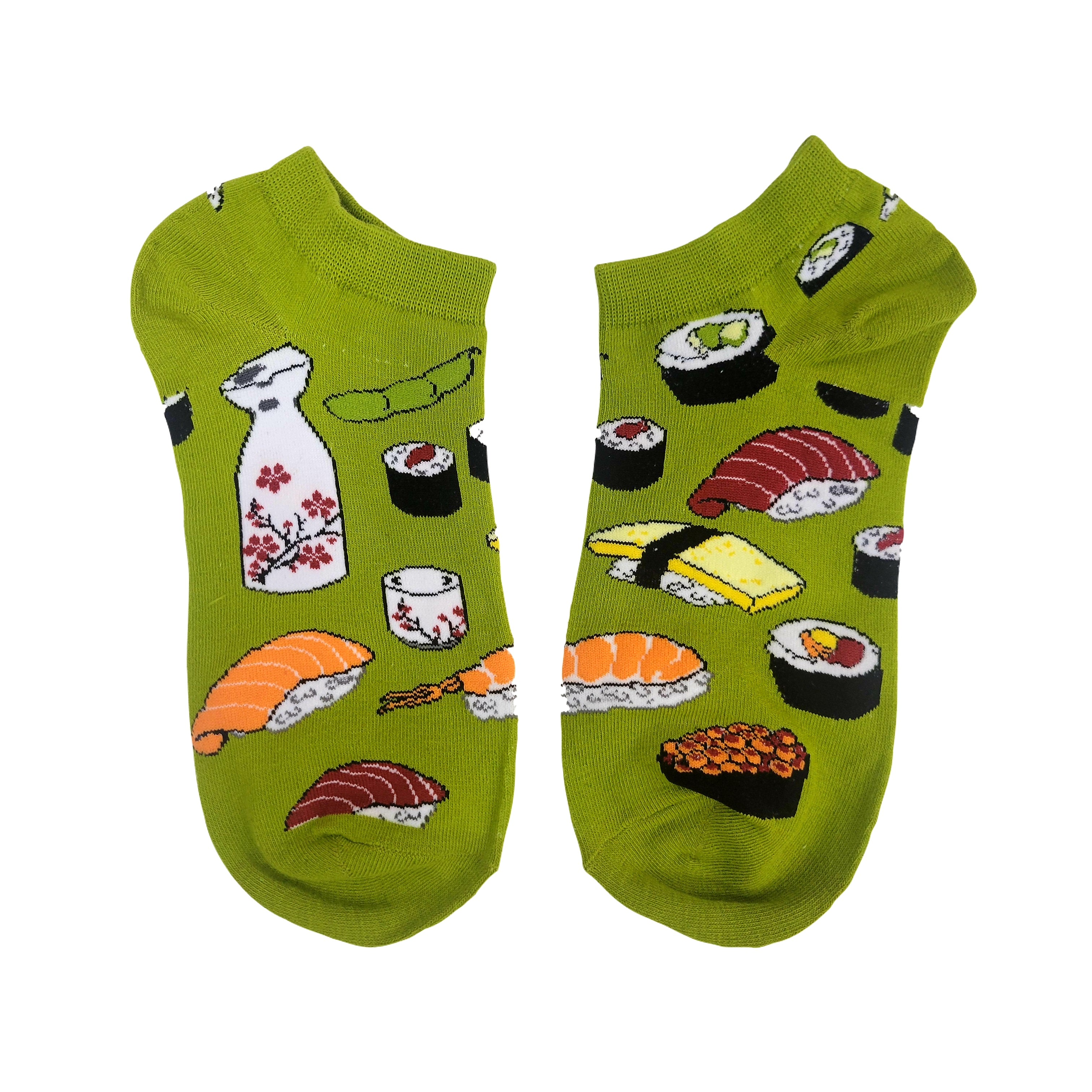 Sushi Ankle Socks from the Sock Panda (Men's & Women's Sizes)