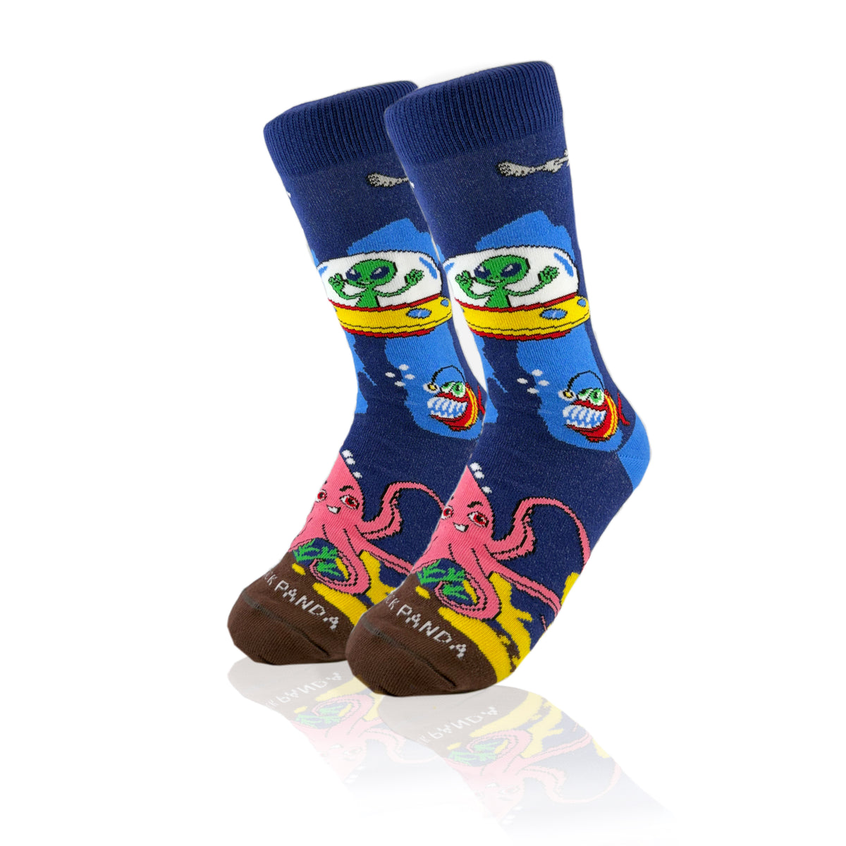 Alien Deep Sea Socks from the Socks Panda (Adult Small)