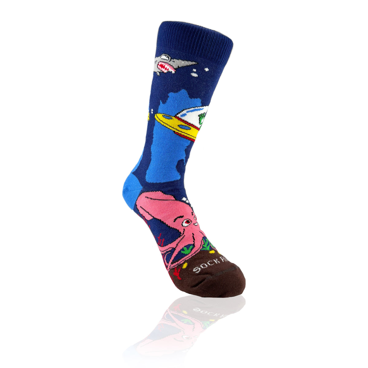 Alien Deep Sea Socks from the Socks Panda (Adult Small)