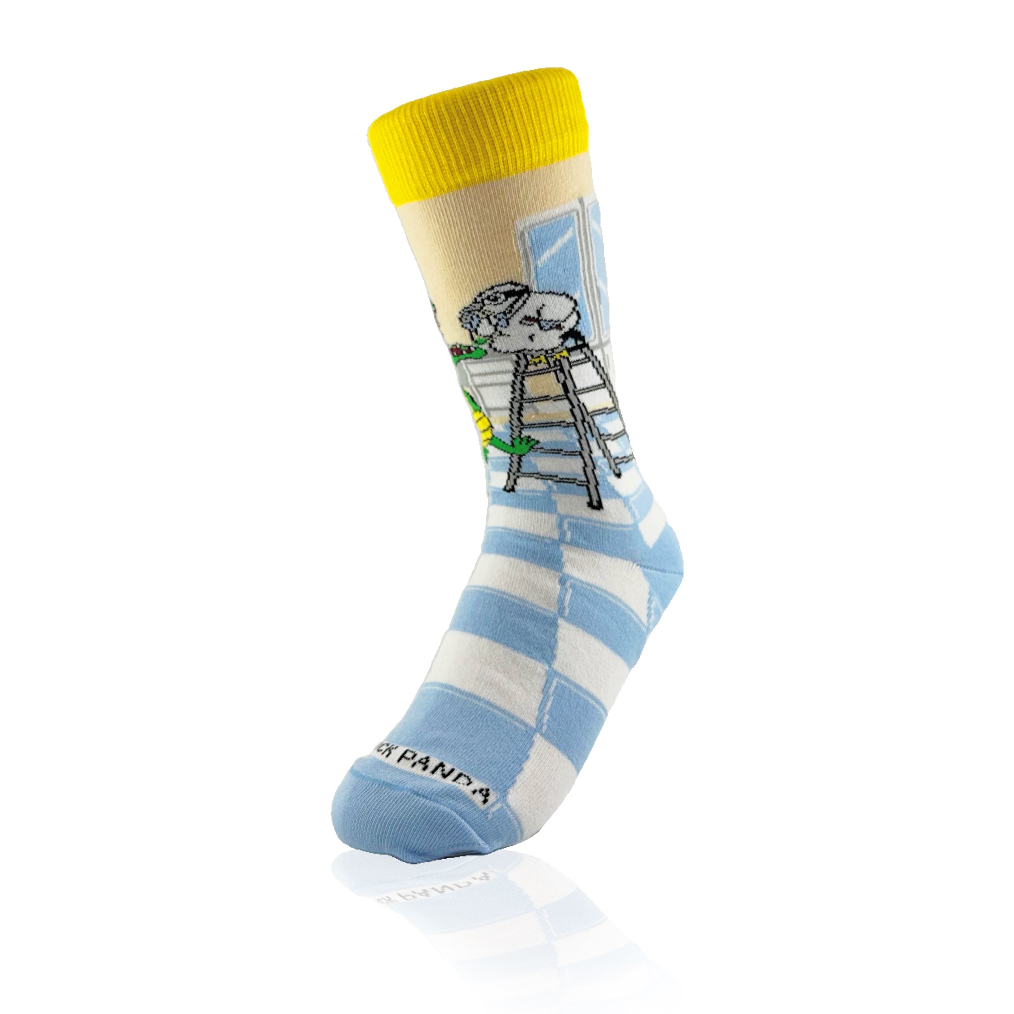 Alligator Visits Bird Dentist from the Socks Panda (Adult Small)