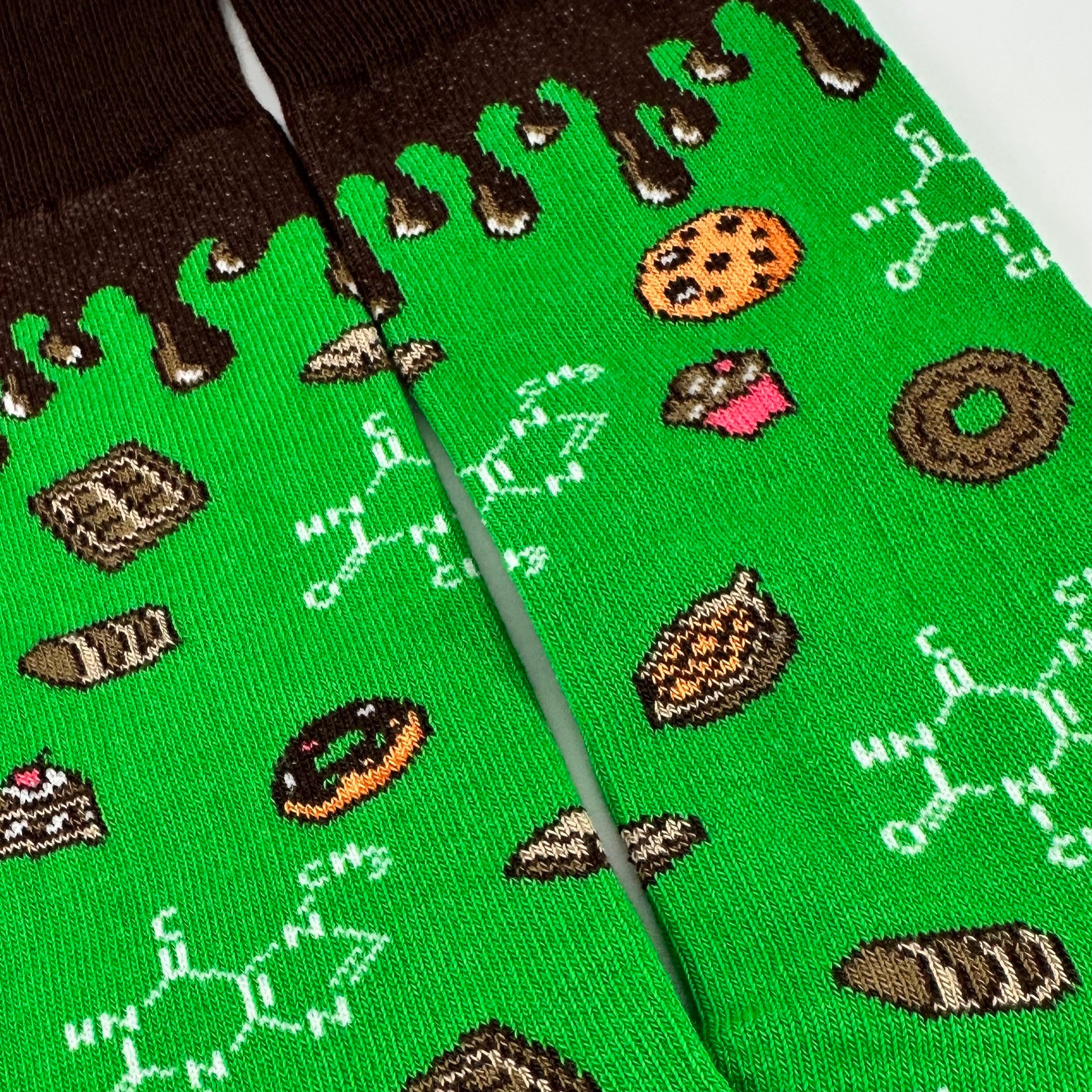 Science of Chocolate Socks from the Sock Panda (Adult Small)