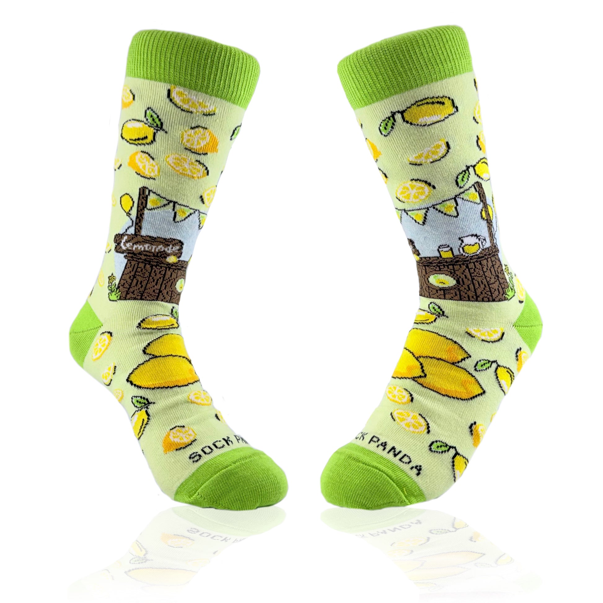 Lemonade Stand Socks from the Socks Panda (Adult Small)