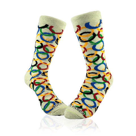Ring Pattern Socks from the Sock Panda (Adult Small - Shoe Sizes 2-5)