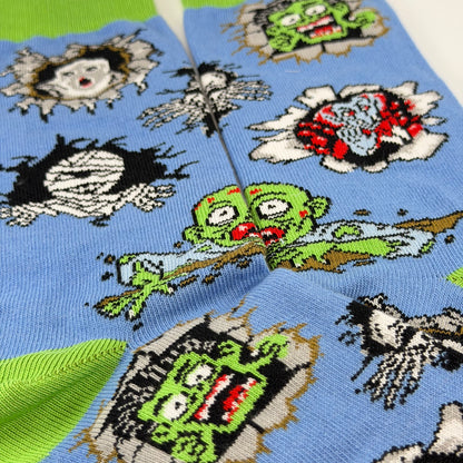 Peeking Monster Socks from the Sock Panda (Adult Small - Shoe Sizes 2-5)