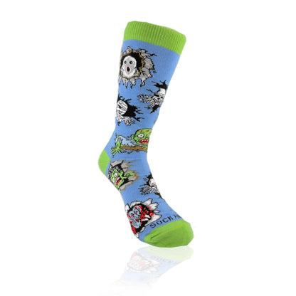 Peeking Monster Socks from the Sock Panda (Adult Small - Shoe Sizes 2-5)