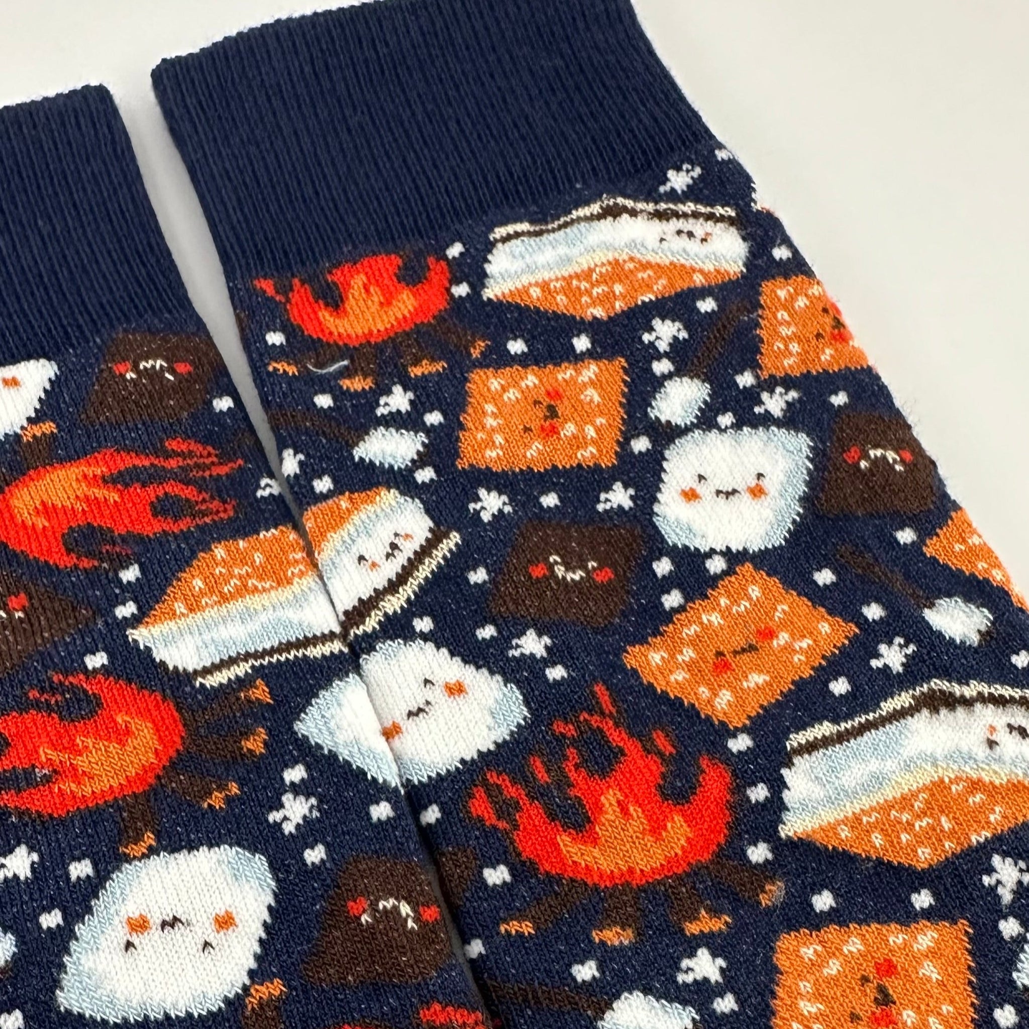 Smores Socks from the Sock Panda (Adult Small -  Shoe Sizes 2-5)