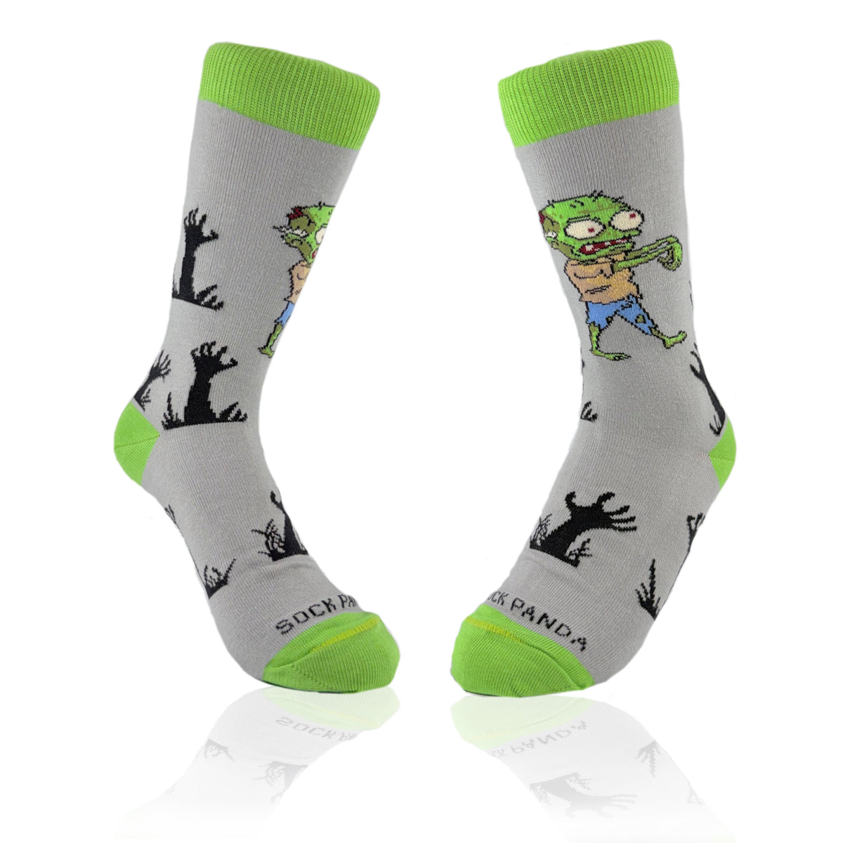 Zombie Socks from the Sock Panda (Adult Small - Shoe Sizes 2-5)