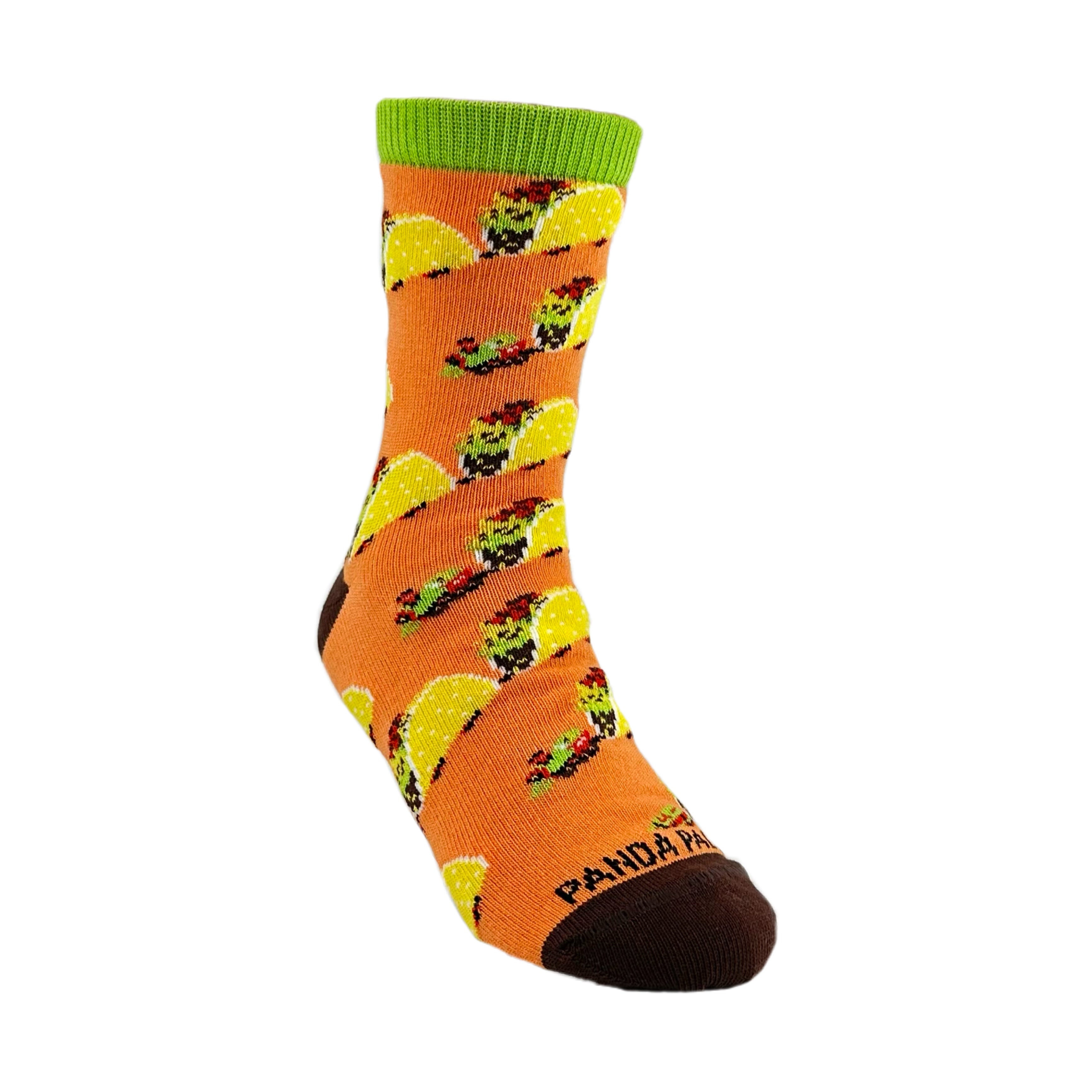 The Taco Train Socks from the Sock Panda (Ages 3-7)