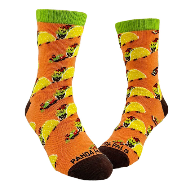 The Taco Train Socks from the Sock Panda (Ages 3-7)