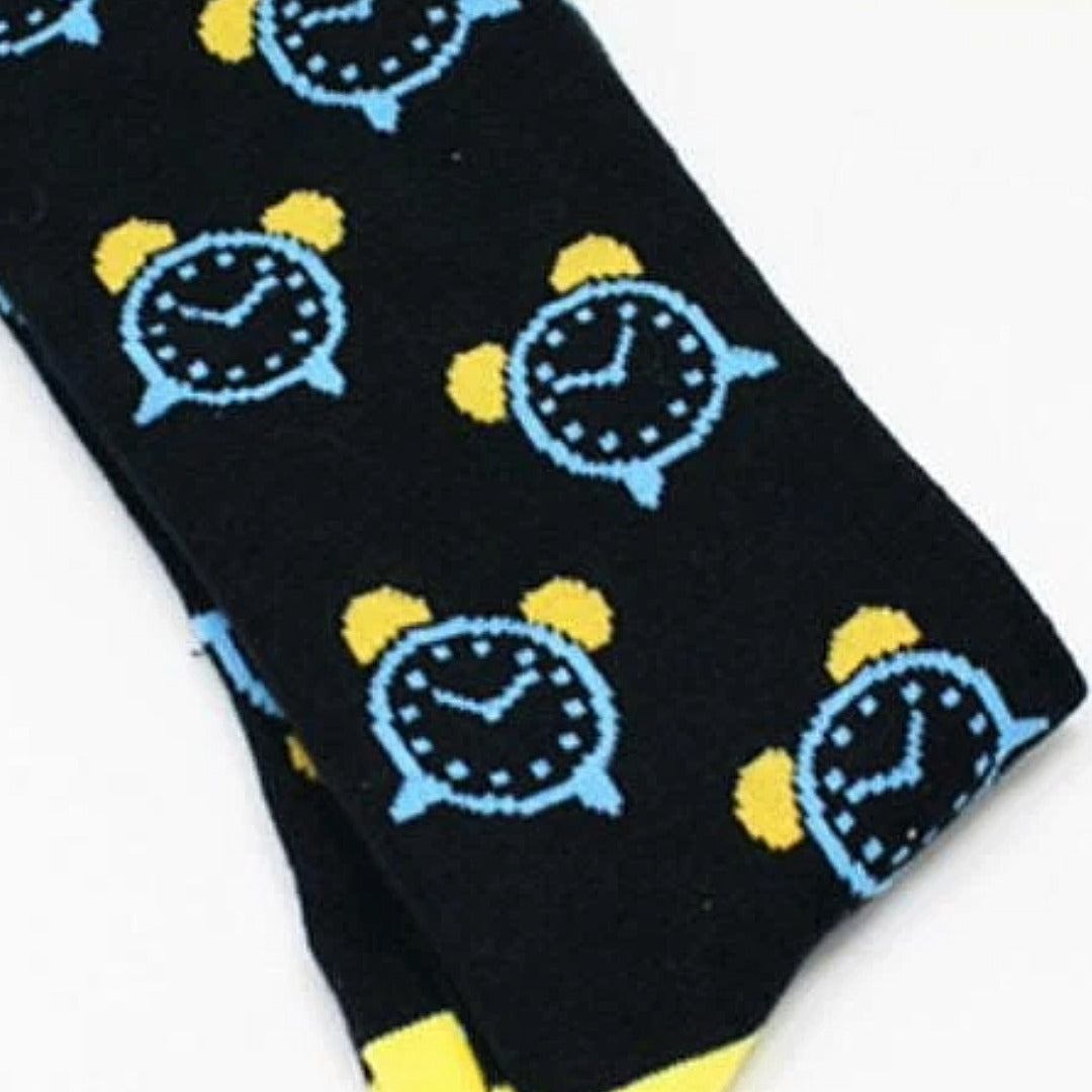Timer Clock Socks from the Sock Panda (Adult Large)