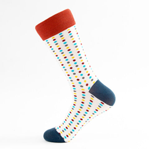 Colorful Polka Dot Socks from the Sock Panda (Adult Large - Men's Shoe Sizes 8-12)