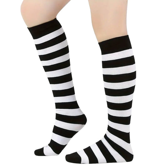 Striped Patterned Tube Socks (Knee High)