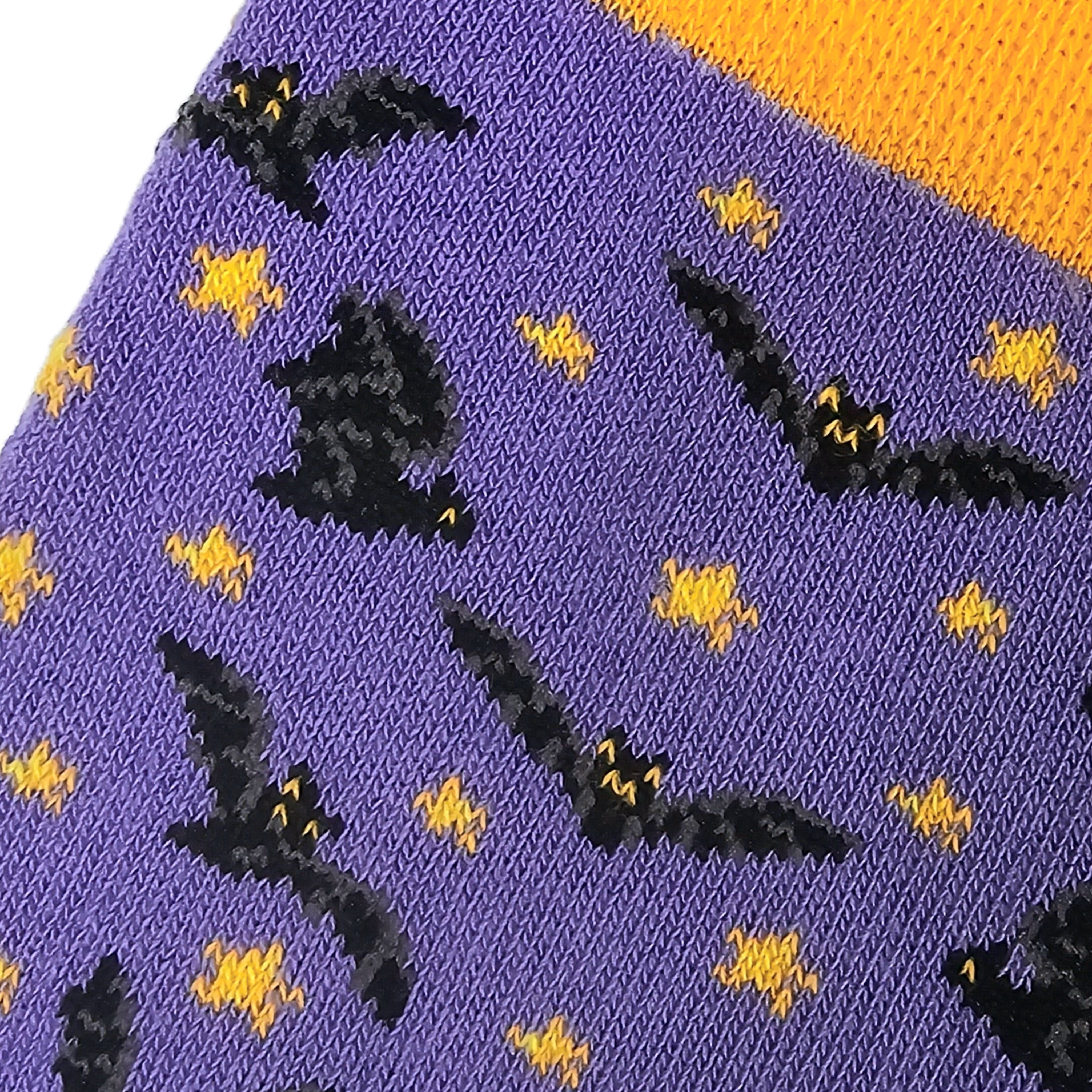 Purple Bat Pattern Socks from the Sock Panda (Adult Small - Shoe Sizes 2-5)