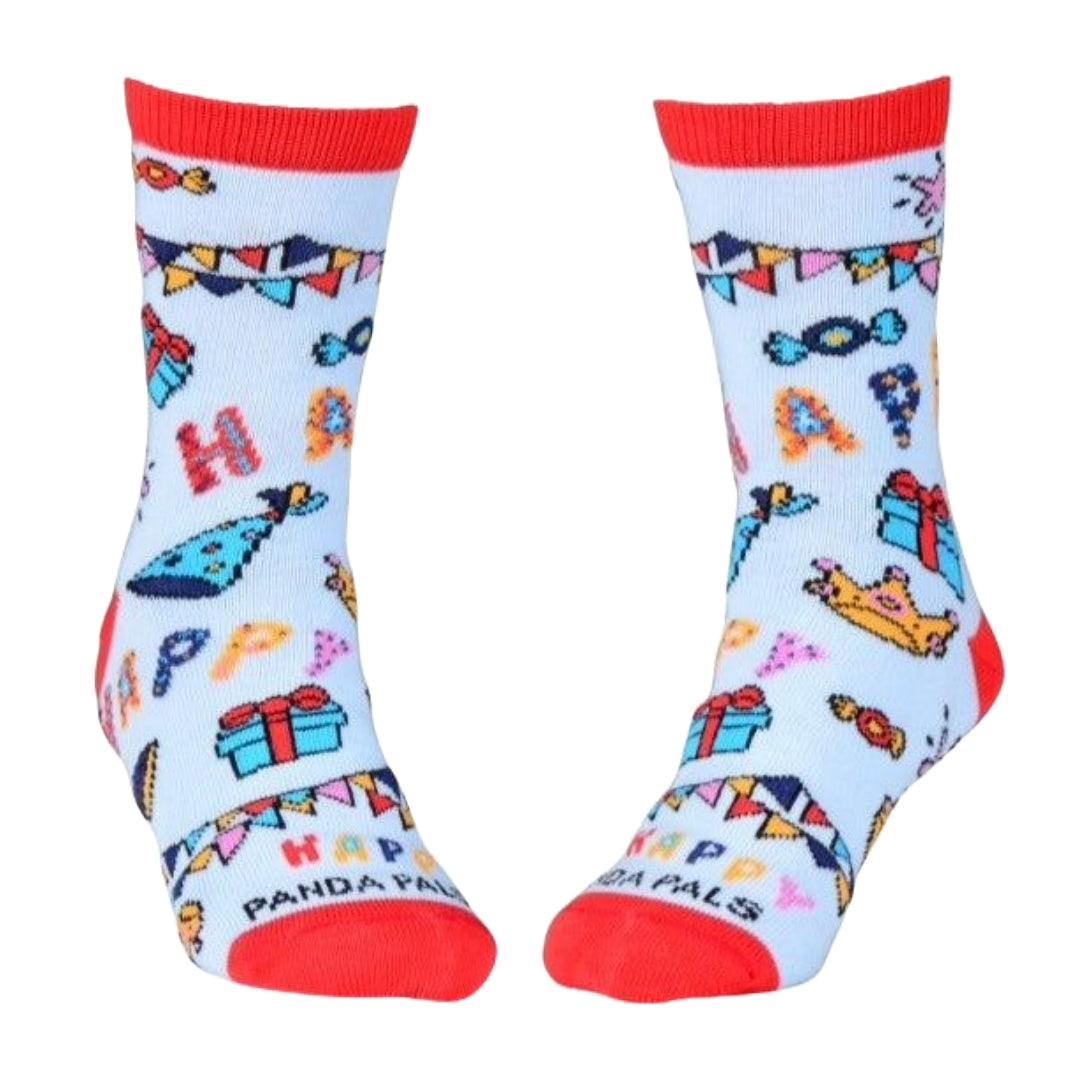 Happy Birthday Celebration Socks (Ages 3-5) from the Sock Panda