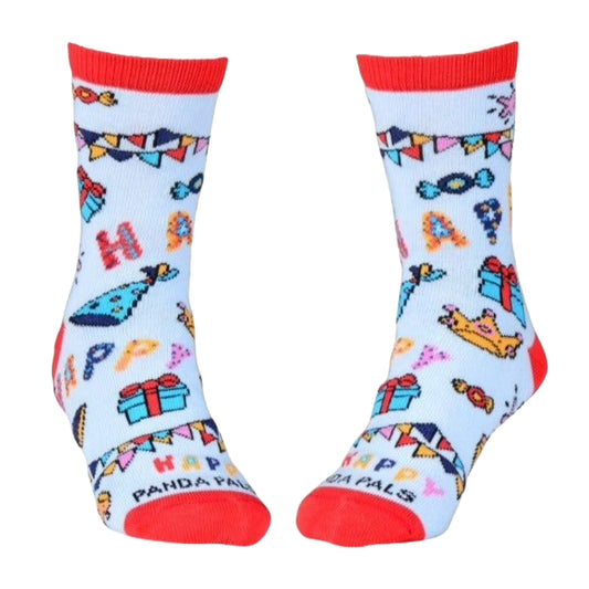Happy Birthday Celebration Socks (Ages 3-5) from the Sock Panda