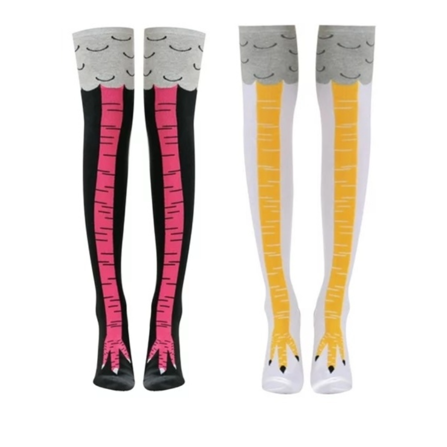 Funny Chicken Leg Socks (Thigh High)