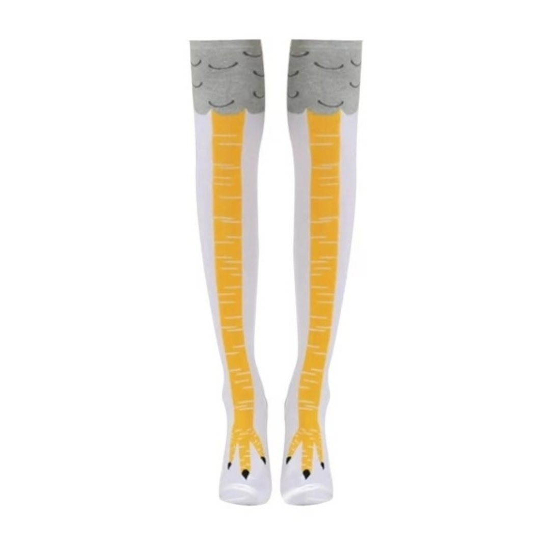 Funny Chicken Leg Socks (Thigh High)