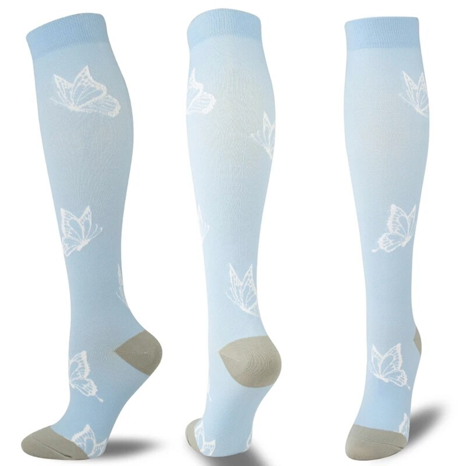 Butterfly Patterned Knee High (Compression Socks)