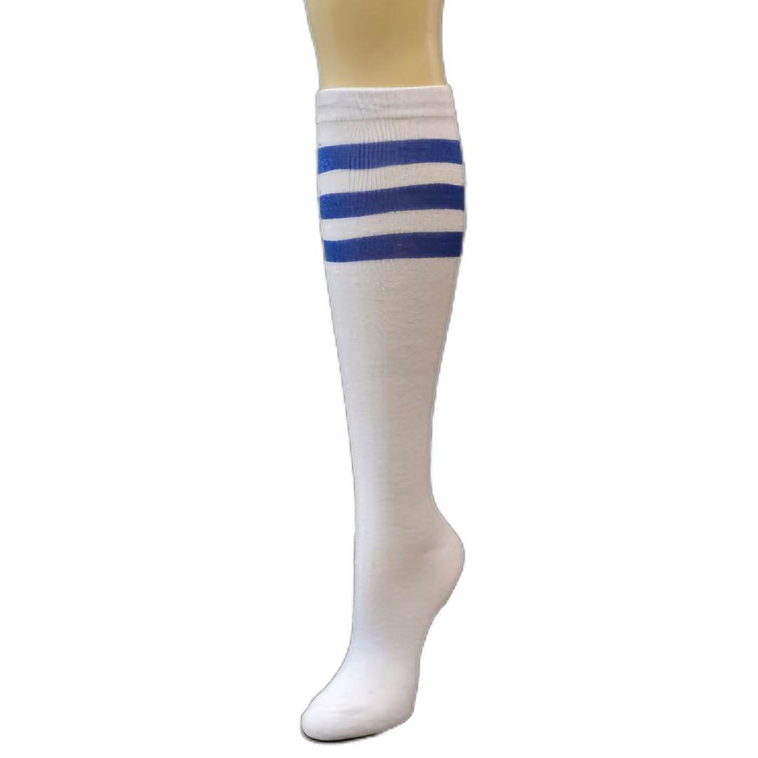 Retro Stripe Pattern Socks (Knee High)