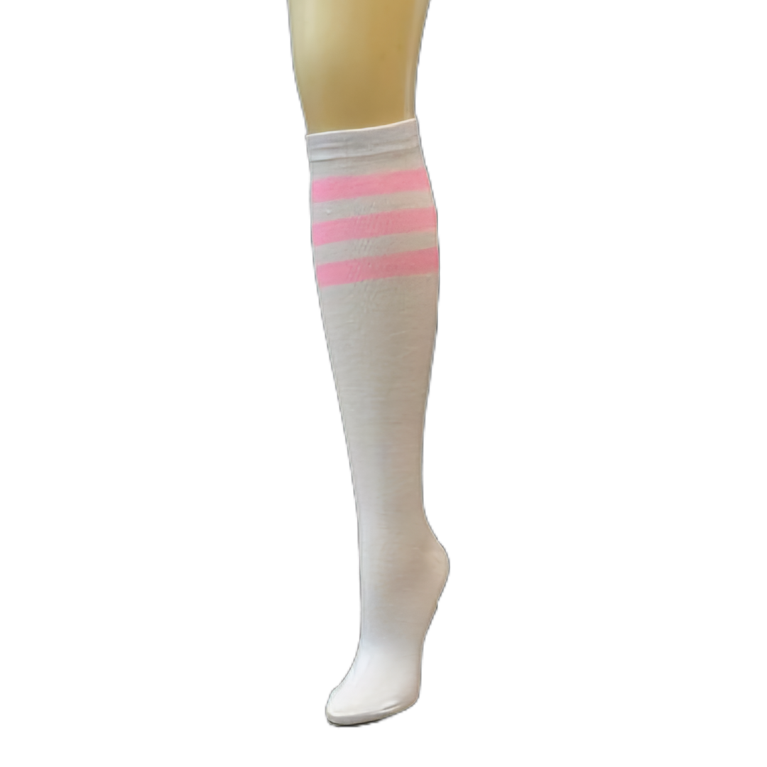 Retro Stripe Pattern Socks (Knee High)