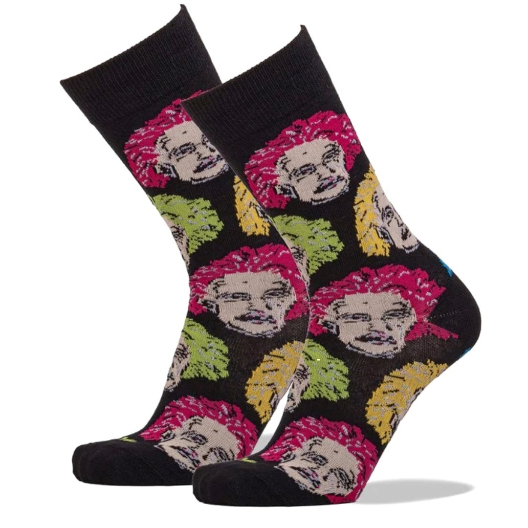 Albert Einstein Socks from the Sock Panda (Adult Large - Men's Shoe Sizes 8-12)