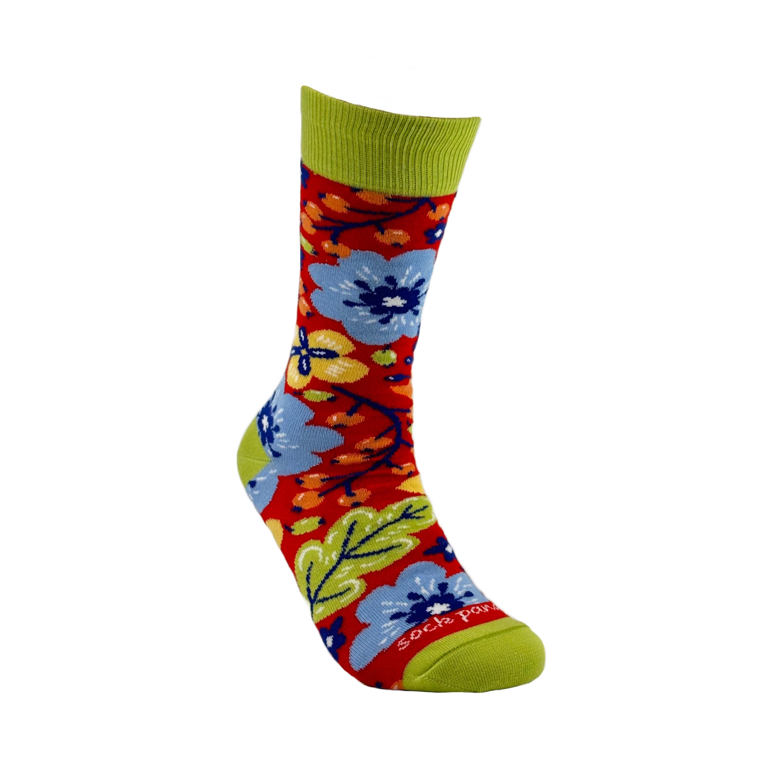 Exotic Flower Socks from the Sock Panda (Adult Medium)