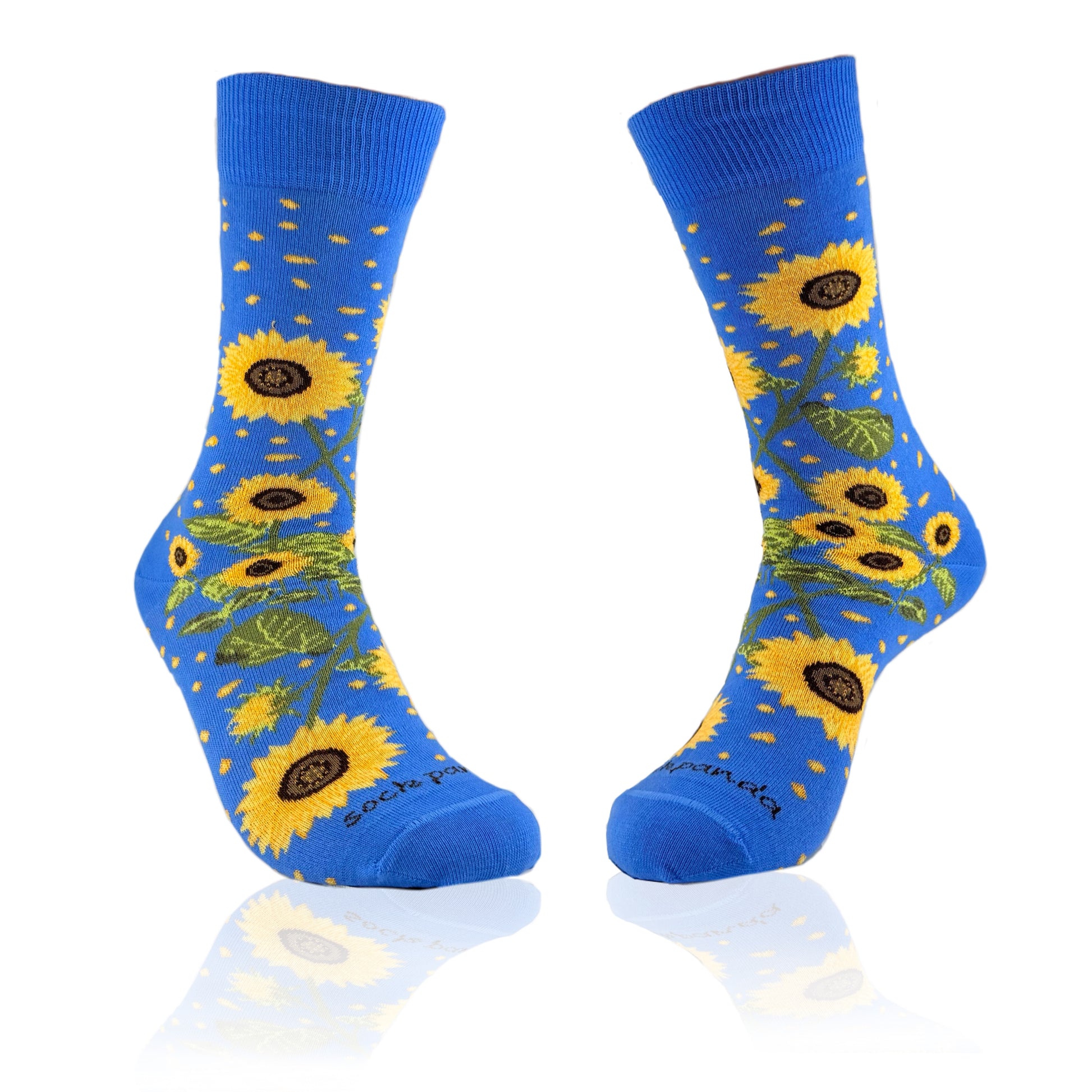 Sunflower Socks from the Sock Panda (Adult Medium - Women's Shoe Sizes 5-10)