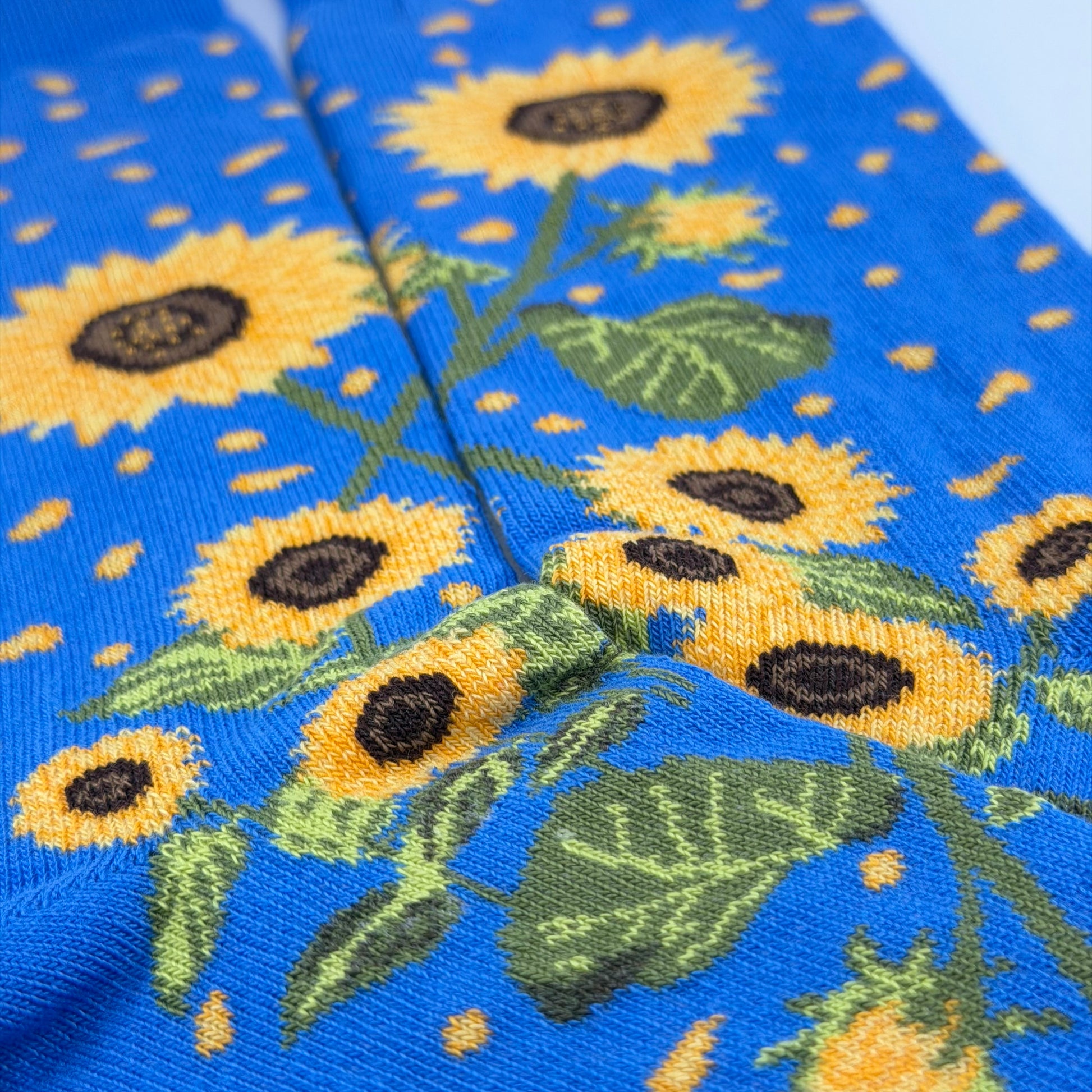 Sunflower Socks from the Sock Panda (Adult Medium - Women's Shoe Sizes 5-10)