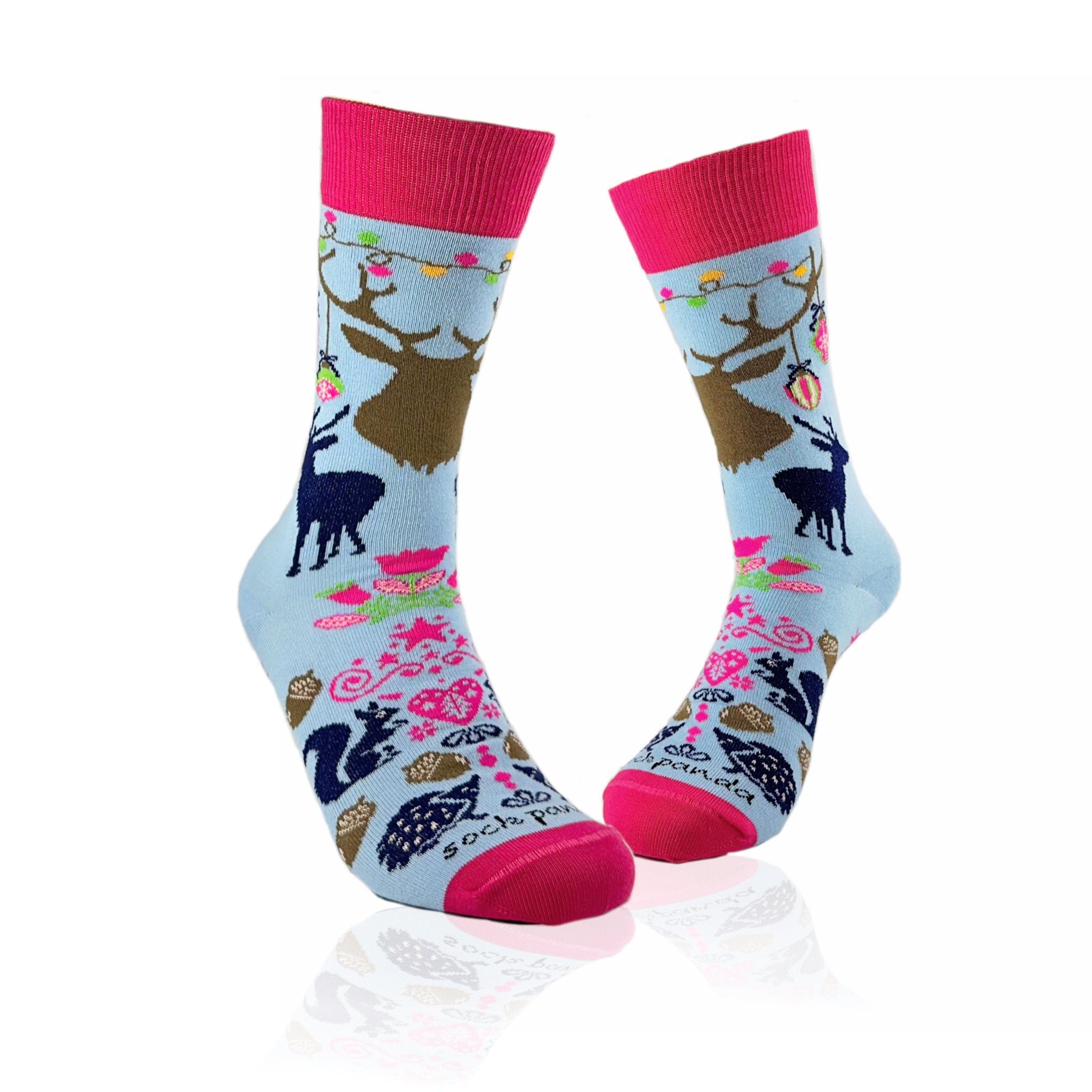 Reindeer Socks from the Sock Panda (Adult Medium)