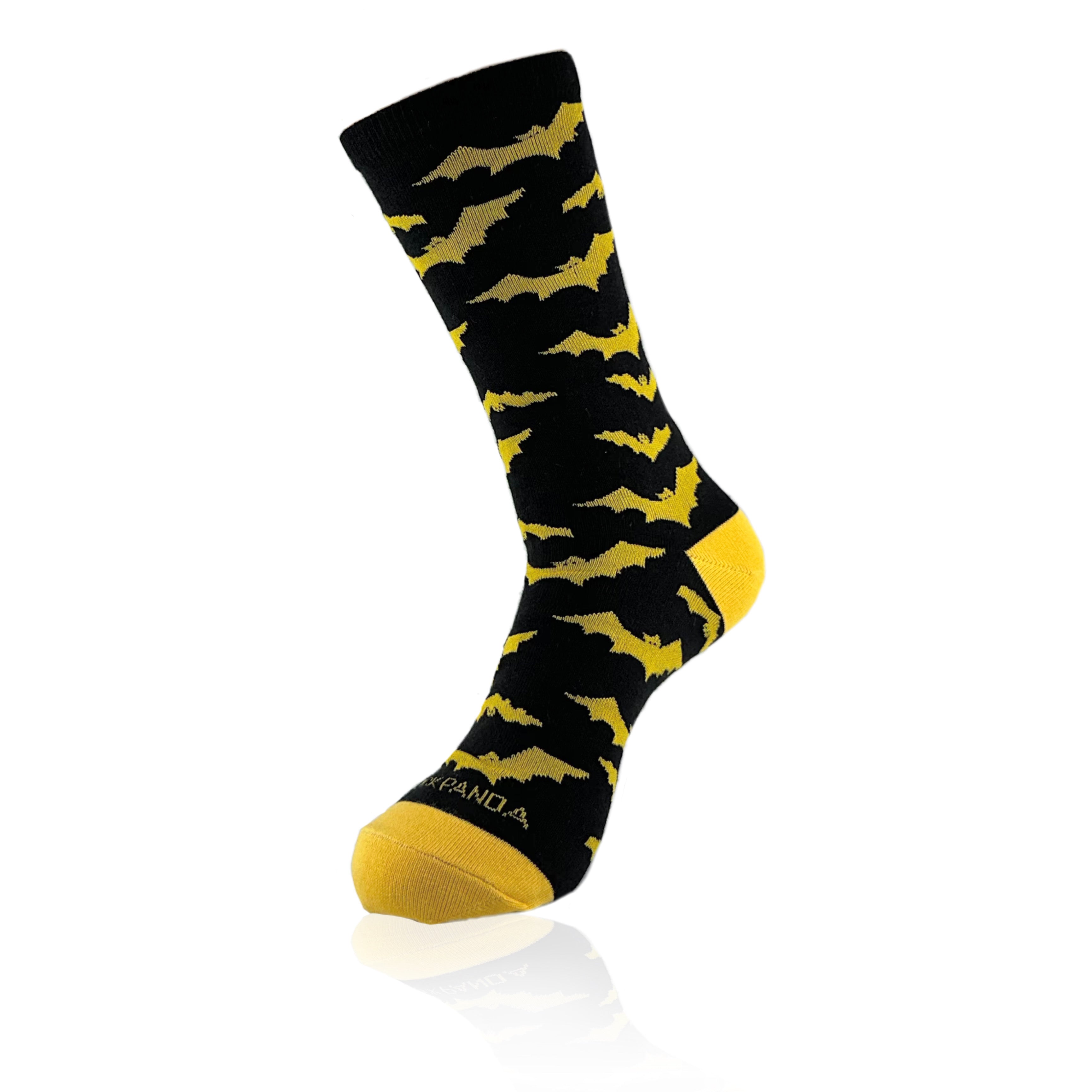 Fantastic Bat Pattern Socks from the Sock Panda (Adult Medium)