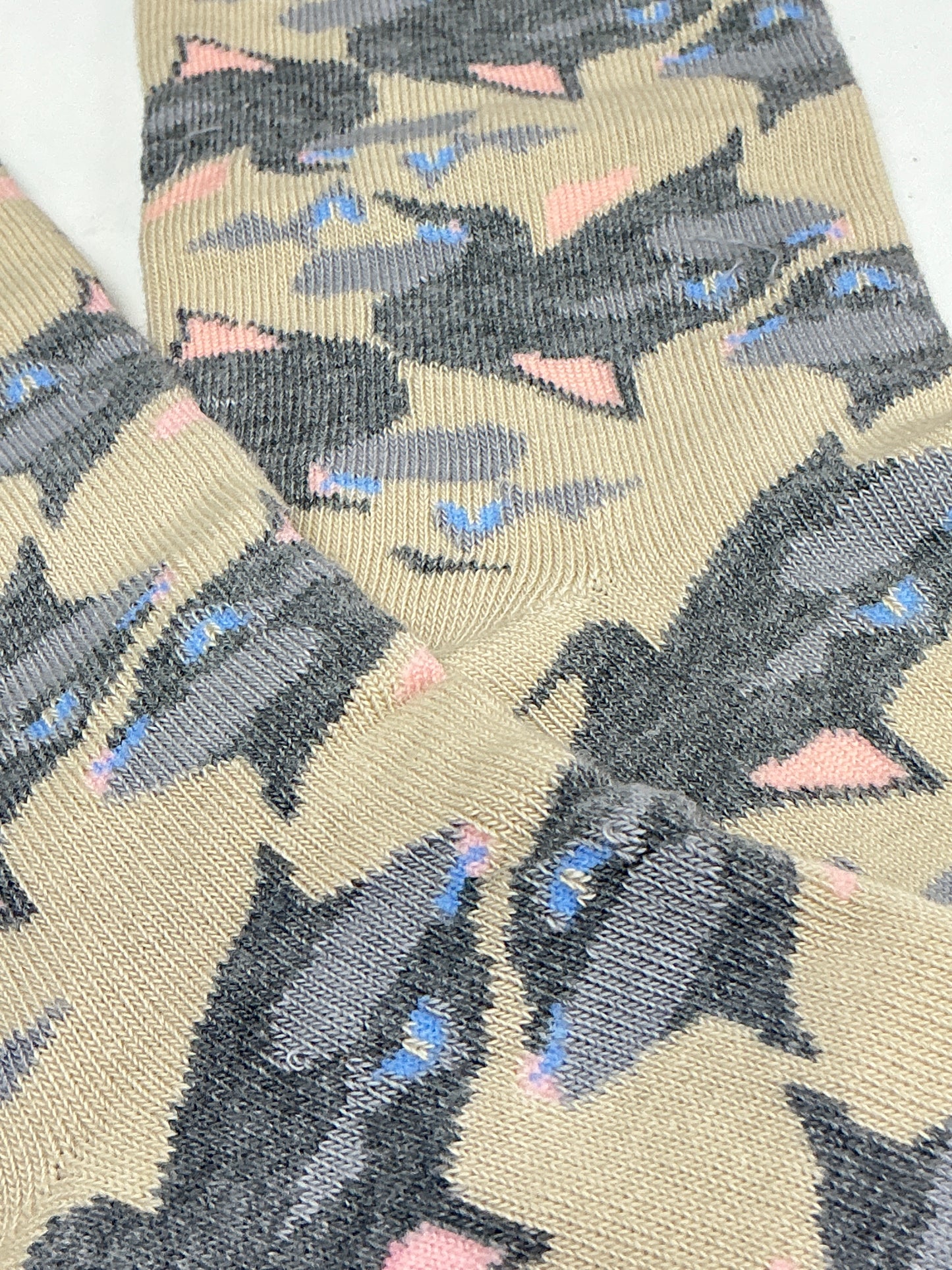 Cat Faces Pattern Socks from the Sock Panda (Adult Medium)