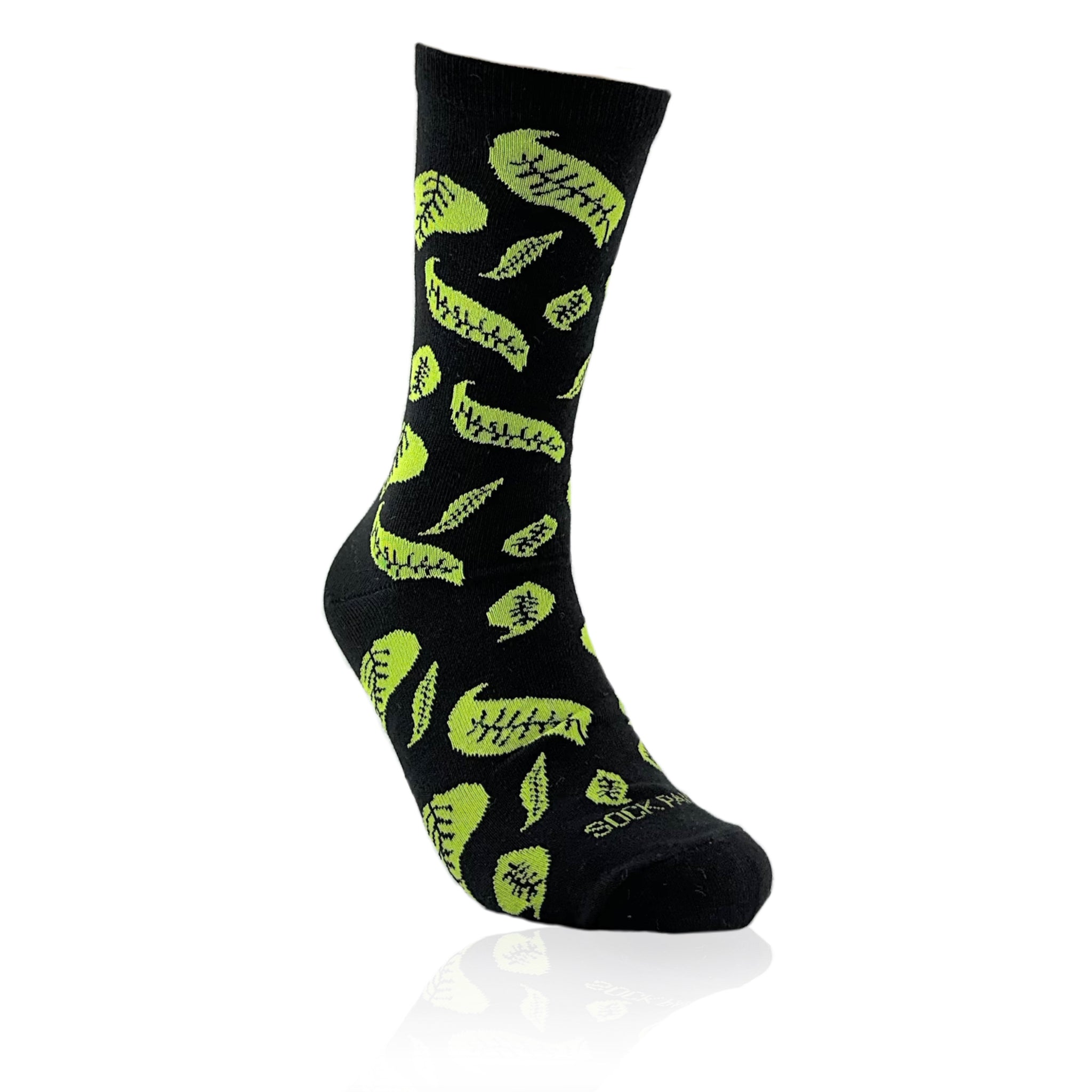 Fall Leaf Pattern Socks the Sock Panda (Adult Medium - Women's Shoe Sizes 5-10)
