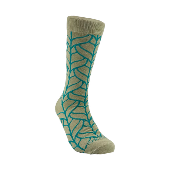 Fall Leaf Patterned Socks from the Sock Panda (Adult Large)