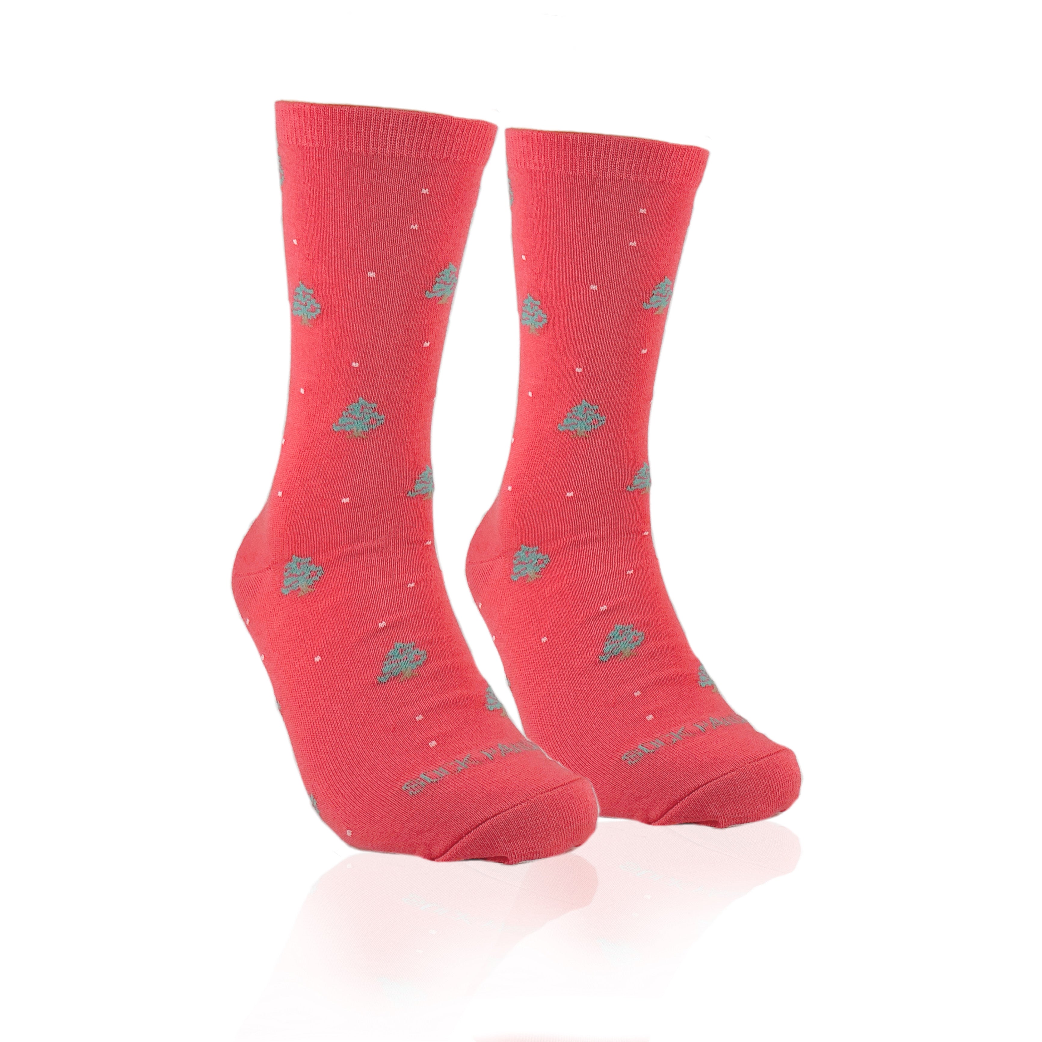 Pine Tree Pattern Socks from the Sock Panda (Adult Medium)