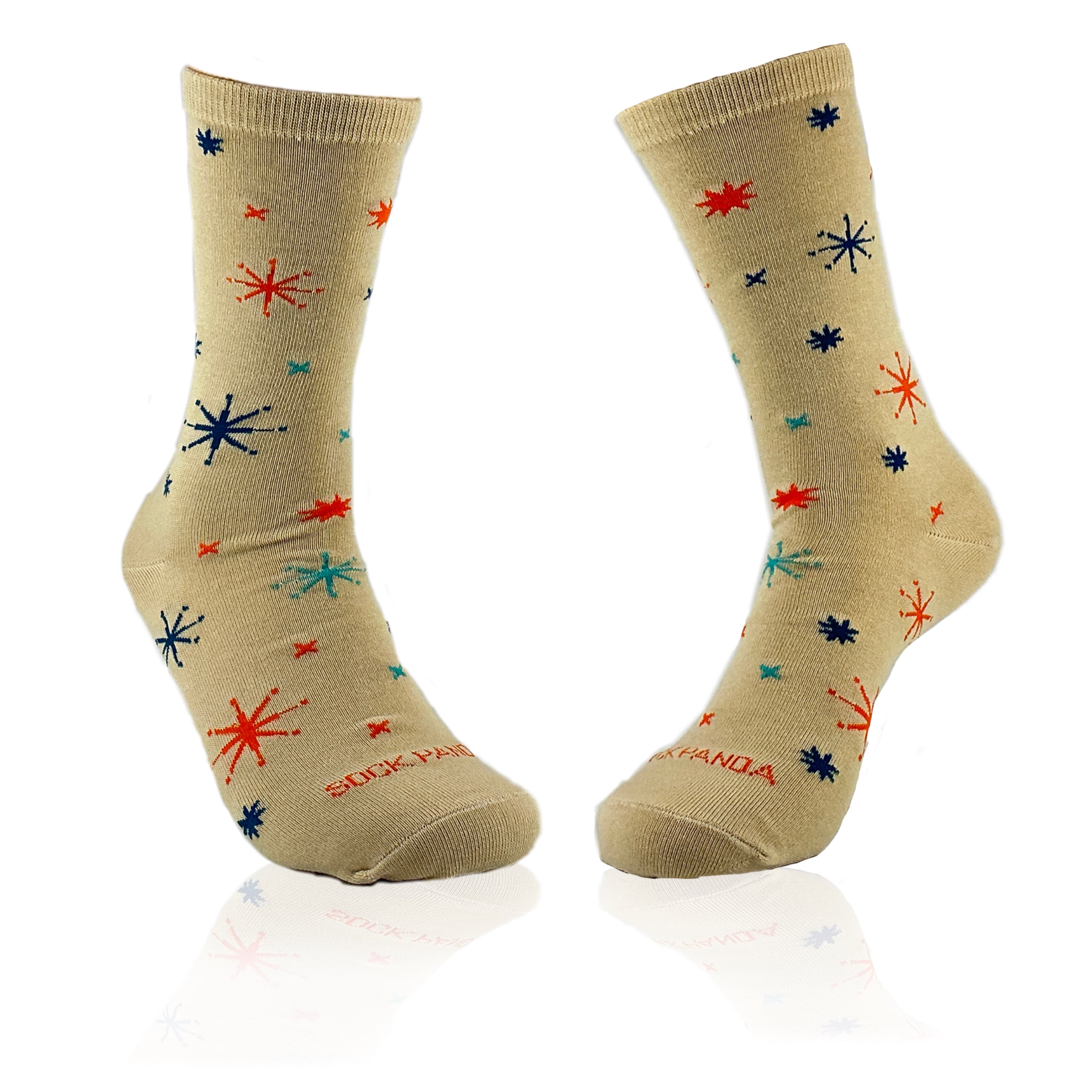 Retro Star Pattern Socks from the Sock Panda (Adult Medium)