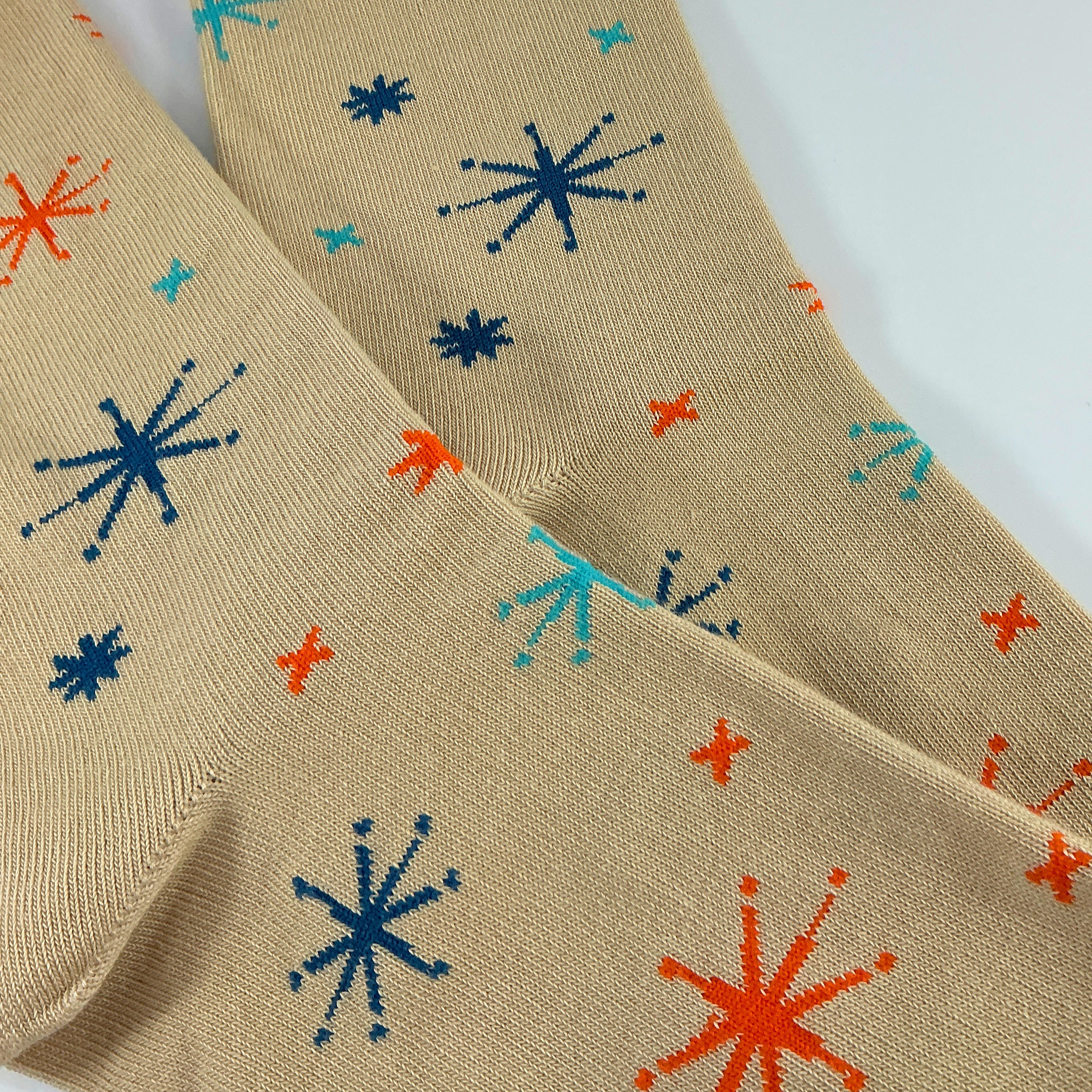 Retro Star Pattern Socks from the Sock Panda (Adult Medium)