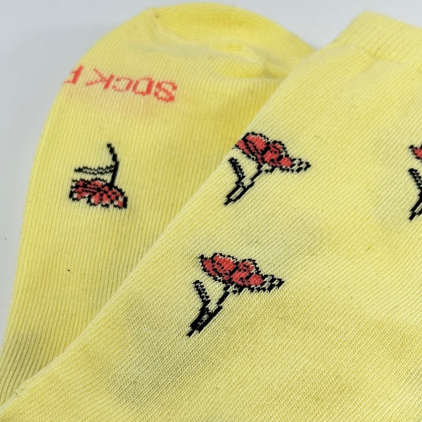 Pretty Flower Pattern Socks from the Sock Panda (Adult Medium)