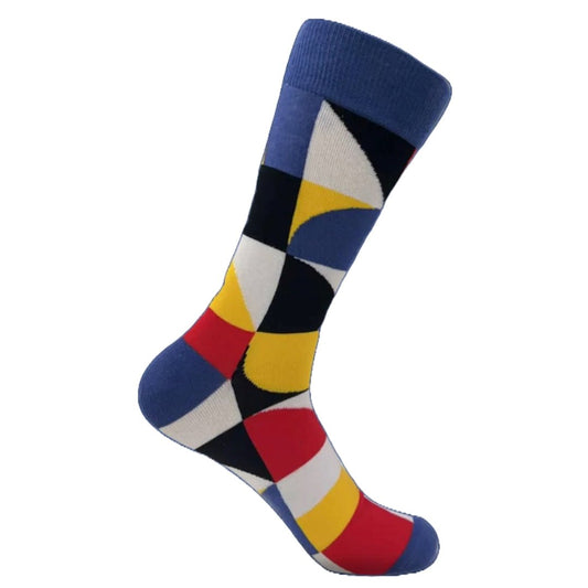 Abstract Geometric Socks from the Sock Panda (Adult Large)